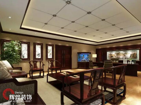 中式辦公室裝修的風(fēng)水布局　 